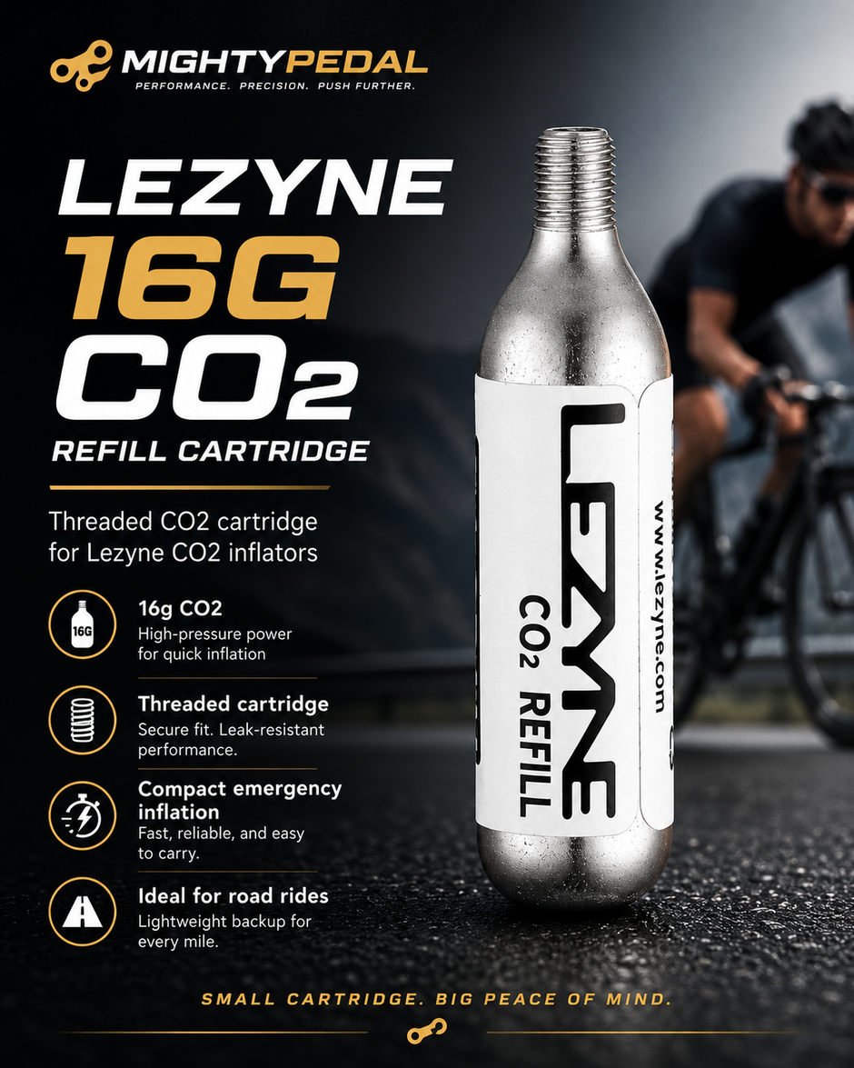Lezyne Bicycle 16G CO2 Refill Cartridges