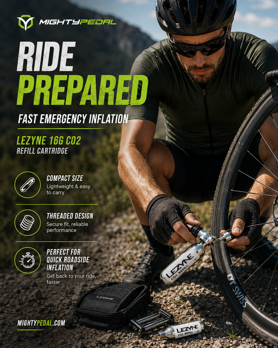 Lezyne Bicycle 16G CO2 Refill Cartridges
