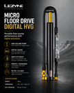 Lezyne Micro Floor Drive Digital HVG, Bicycle Pump