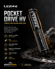 Lezyne Pocket Drive HV, Bicycle Pump