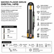 Lezyne Micro Floor Drive Digital HPG Bicycle Pump