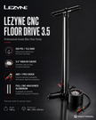 Lezyne CNC Floor Drive 3.5 Bicycle Pump