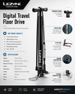 Lezyne Digital Travel Floor Drive Bicycle Pump
