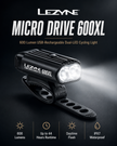 Lezyne Micro Drive 600XL Bicycle light