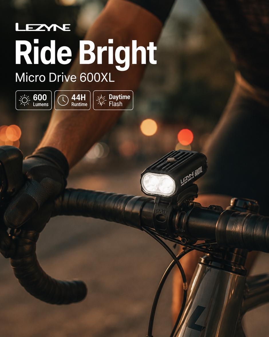 Lezyne Micro Drive 600XL Bicycle light