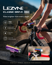 Lezyne Classic Drive 700XL Bicycle light (Neo Metallic)