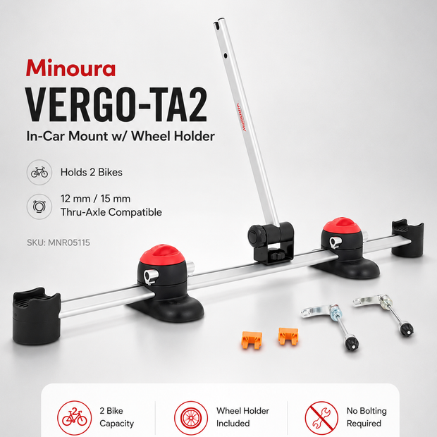 Minoura Vergo-TA2 In-Car Mount w/Wheel Holder