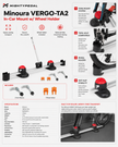 Minoura Vergo-TA2 In-Car Mount w/Wheel Holder