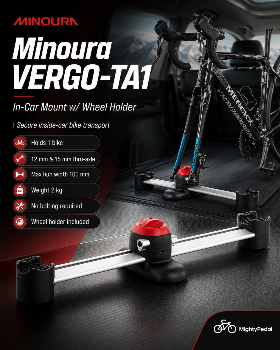 Minoura Vergo-TA1 In-Car Mount w/Wheel Holder