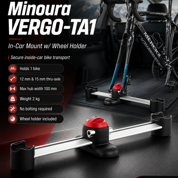 Minoura Vergo-TA1 In-Car Mount w/Wheel Holder