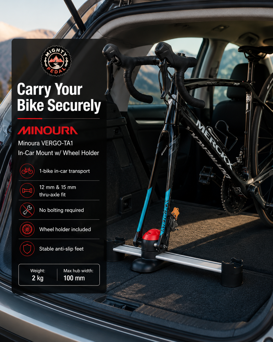 Minoura Vergo-TA1 In-Car Mount w/Wheel Holder