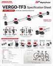 Minoura Transport Vergo-TF3  (for 3 bikes) in-car mount kit