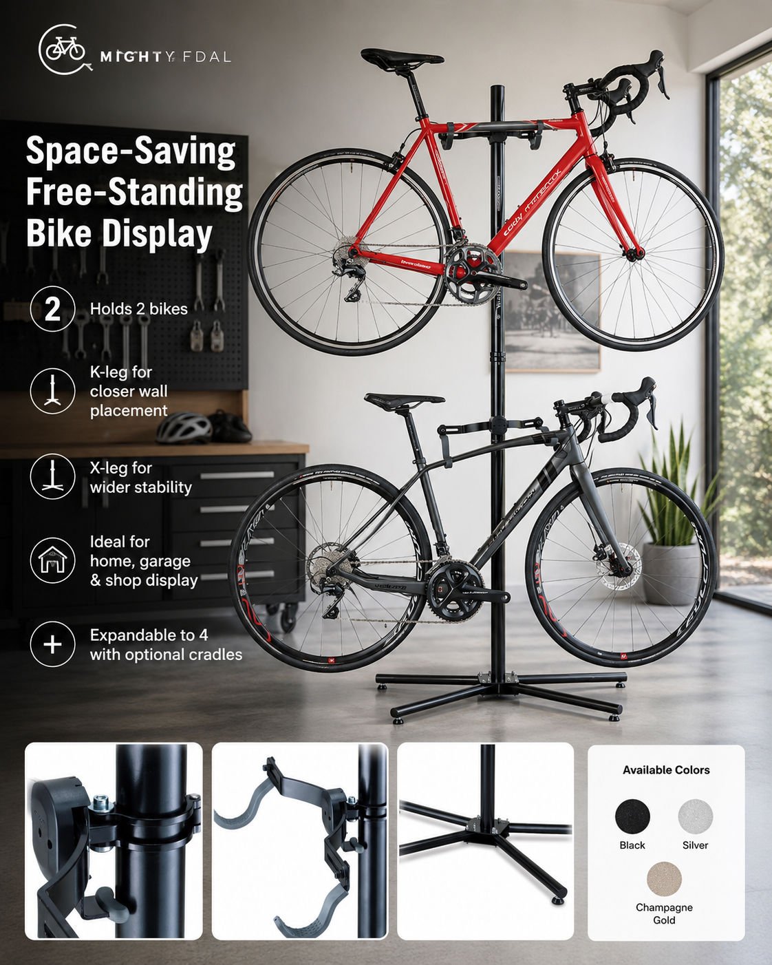 Minoura Display Stand P-500AL-7S