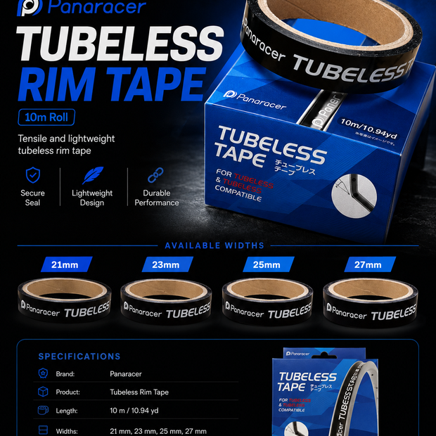 Panaracer Tubeless Rim Tape, 10m Roll