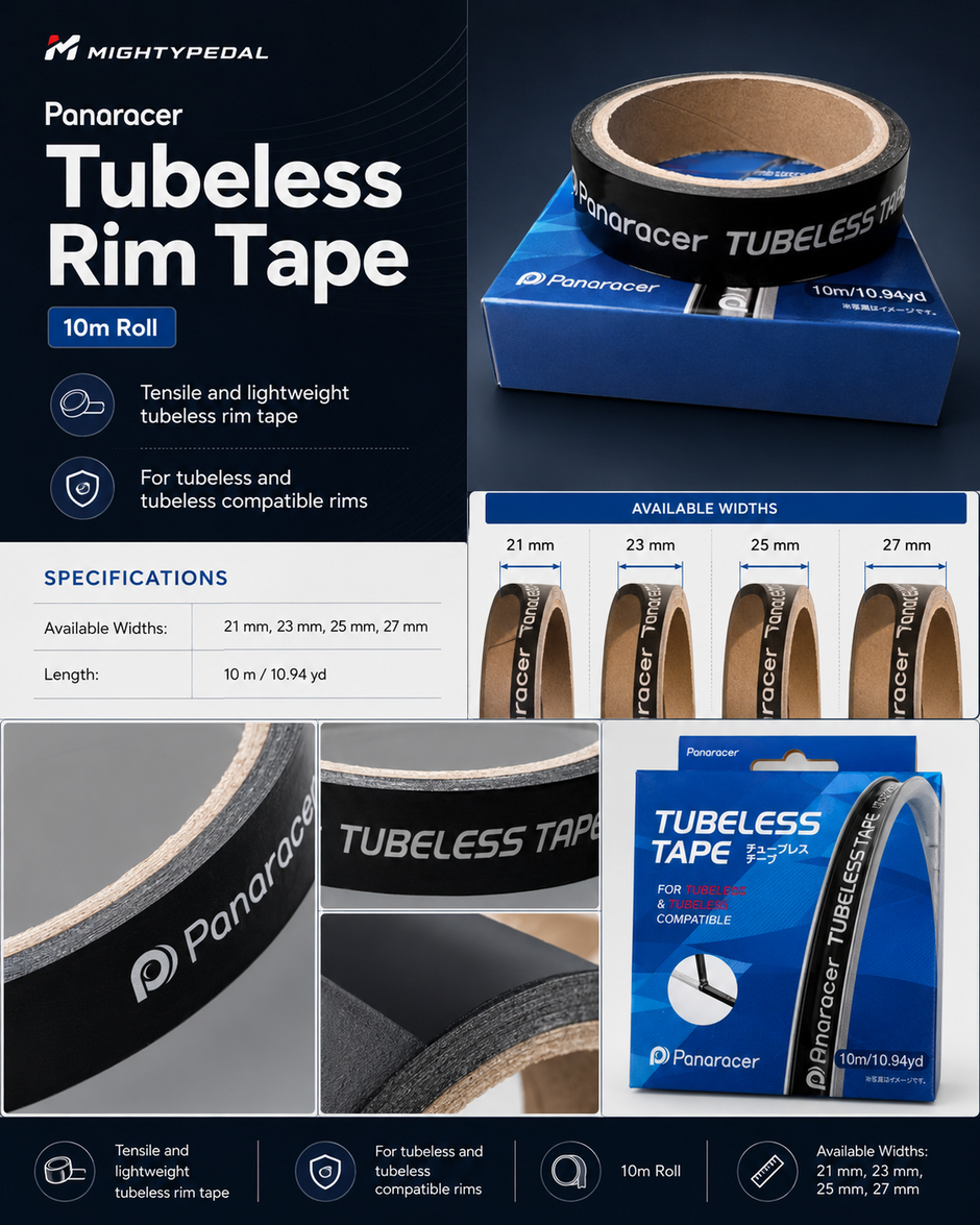 Panaracer Tubeless Rim Tape, 10m Roll