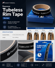 Panaracer Tubeless Rim Tape, 10m Roll