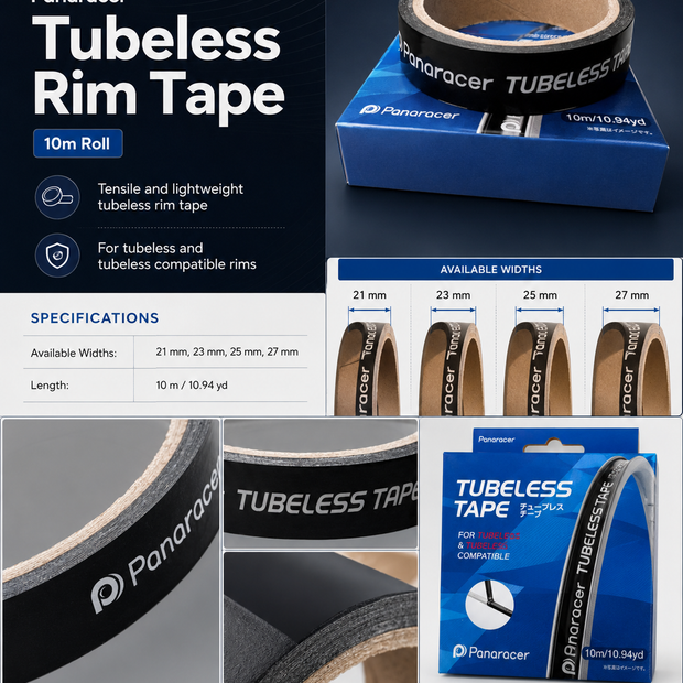 Panaracer Tubeless Rim Tape, 10m Roll