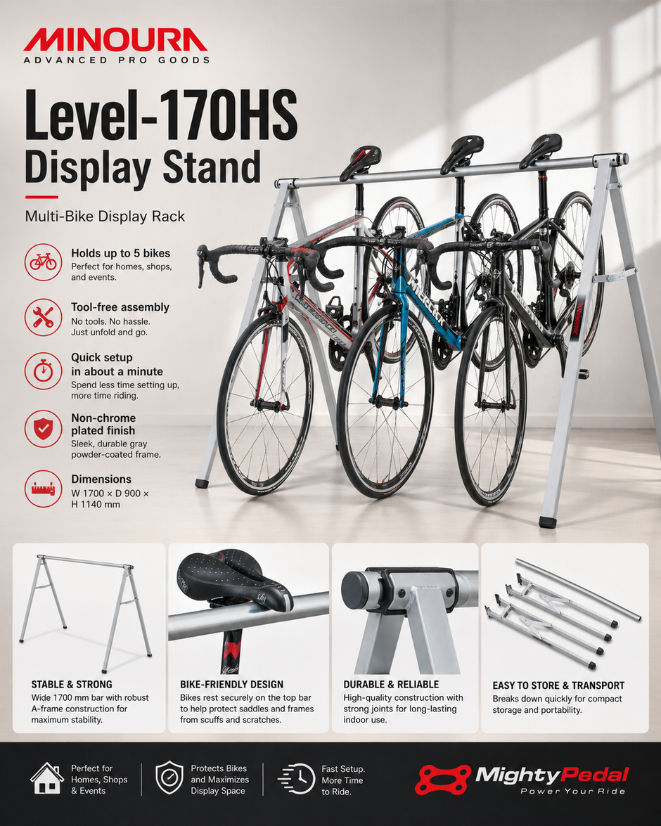 Minoura Level-170HS Display Stand, Gray