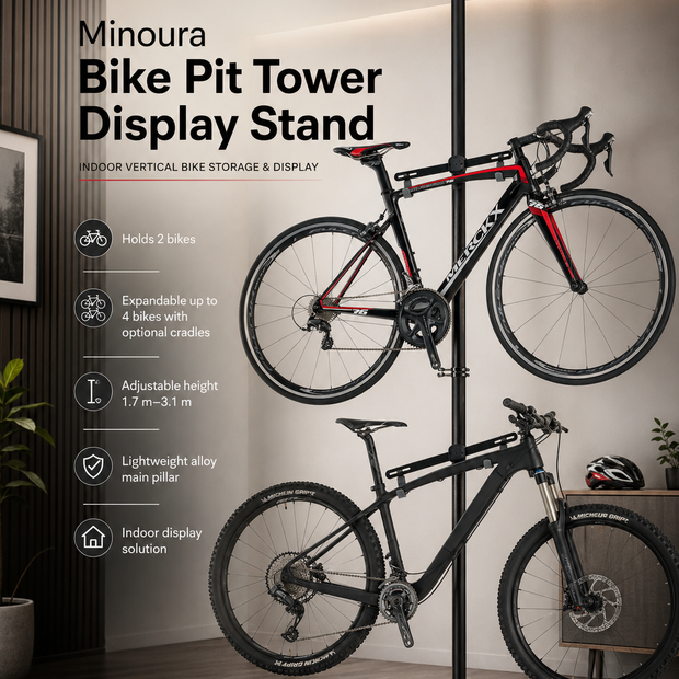 Minoura Bike Pit Tower Display Stand