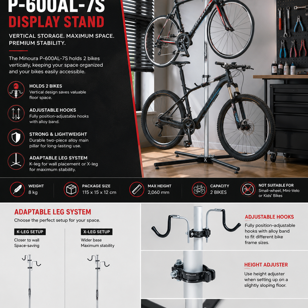 Minoura Display Stand P-600AL-7S