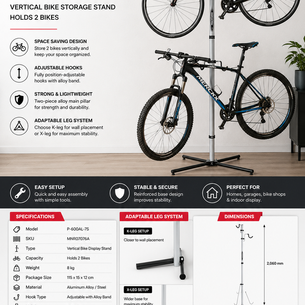 Minoura Display Stand P-600AL-7S