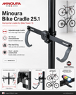 Minoura Bike Cradle 25.1 For Bike Tower 15