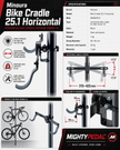 Minoura Bike Cradle 25.1 For Bike Tower 15