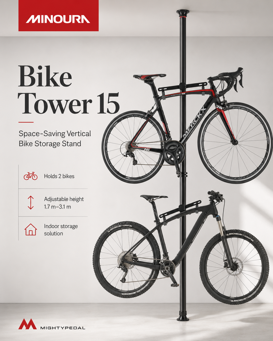 Minoura Display Stand Bike Tower 15