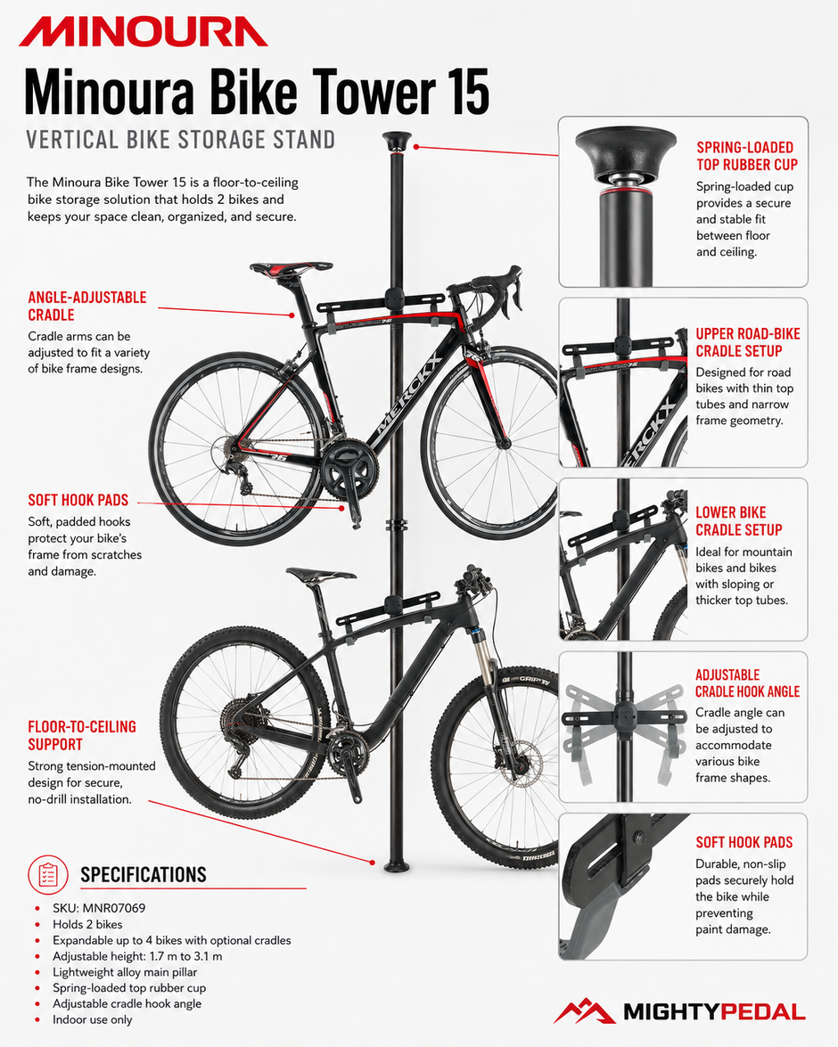 Minoura Display Stand Bike Tower 15