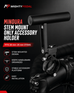 Minoura Stem Mount only Accessory Holder (28mm-35mm)