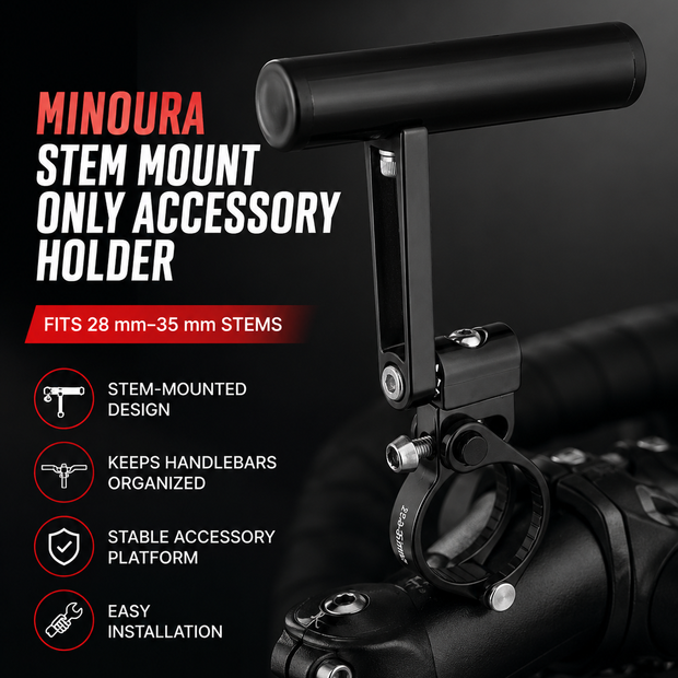 Minoura Stem Mount only Accessory Holder (28mm-35mm)