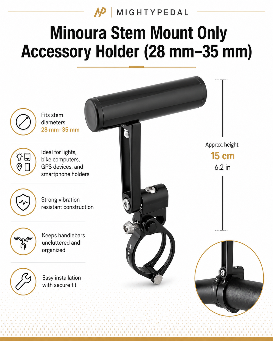 Minoura Stem Mount only Accessory Holder (28mm-35mm)