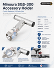 Minoura Accessory Holder SGS-300 quick release (2 size) 100mm Bar