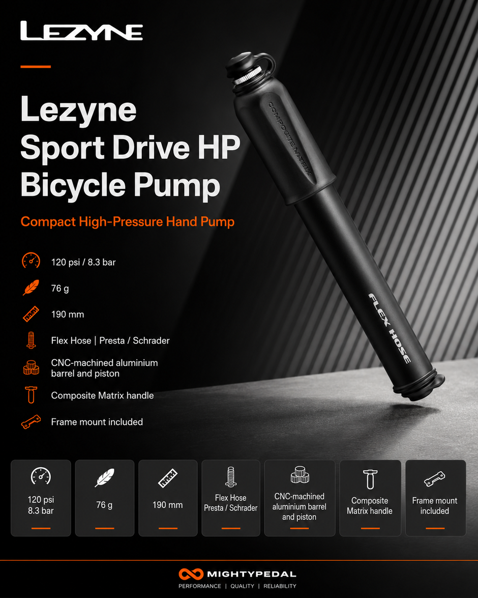 Lezyne Sport Drive HP Bicycle Pump