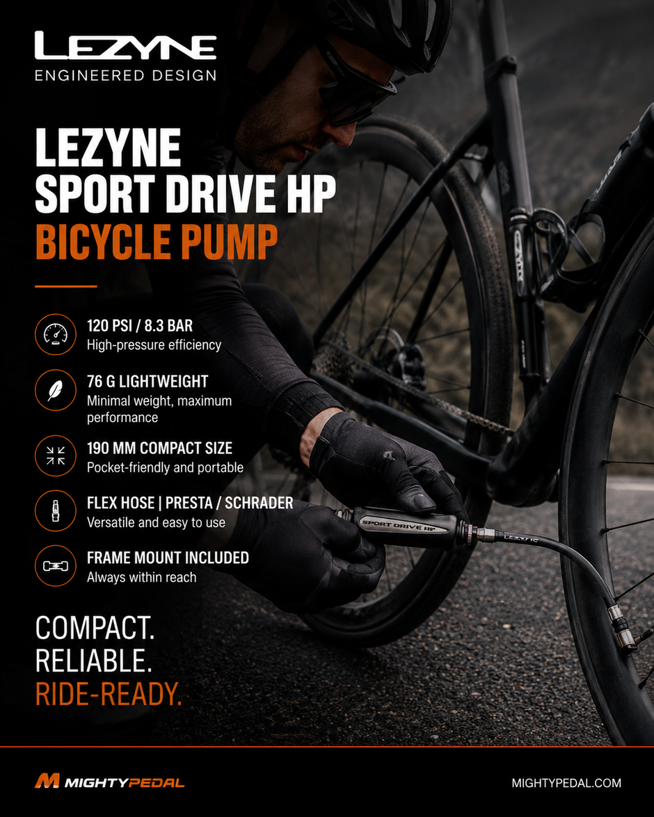 Lezyne Sport Drive HP Bicycle Pump