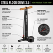 Lezyne Steel Floor Drive 3.5 Bicycle Pump