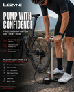 Lezyne Alloy Floor Drive 3.5 Bicycle Pump