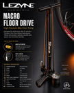 Lezyne Macro Floor Drive Bicycle Pump