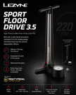 Lezyne Sport Floor Drive 3.5 Bicycle Pump