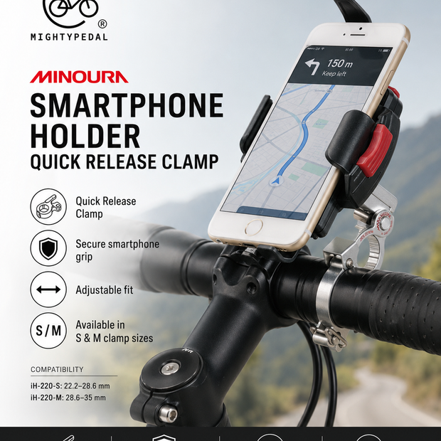 Minoura Smartphone Holder Quick release Clamp