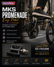 MKS Promenade Ezy(OneSide), LH-Ezy, Black Pedal