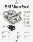 MKS ALLWAYS Pedal with Spikepin Pedal