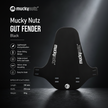 Mucky Nutz Gut Fender on a dark background with product details.