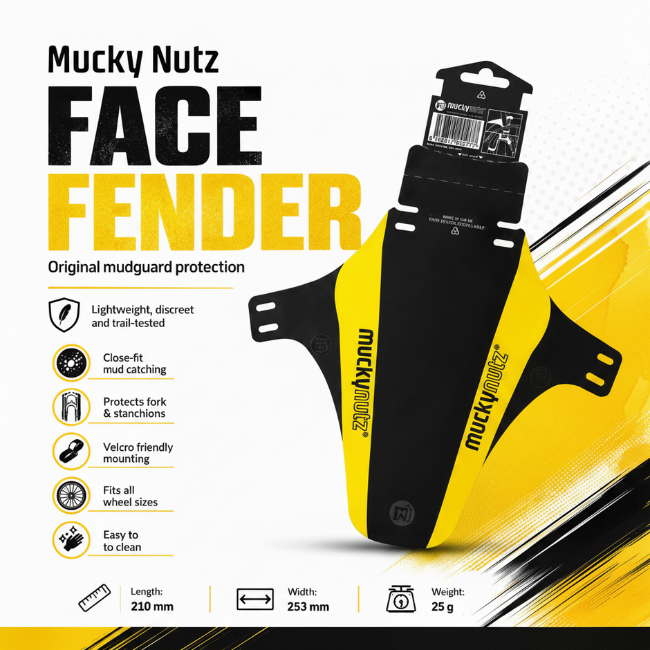 Mucky Nutz FACE FENDER , Yellow