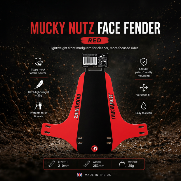Mucky Nutz FACE FENDER , Red