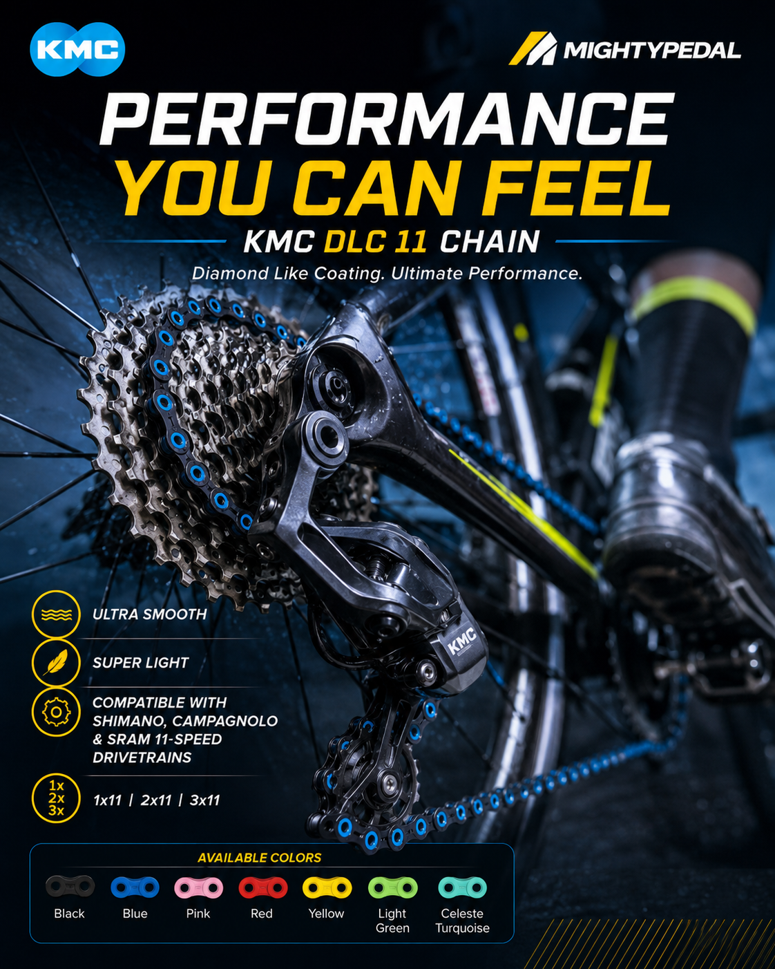 KMC DLC11 Chain, 11spd