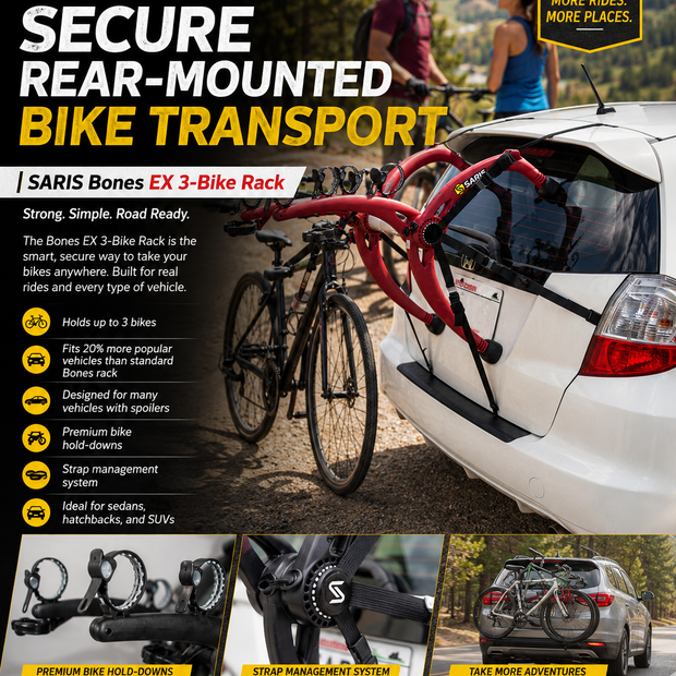 SARIS Bones EX 3-Bike Rack