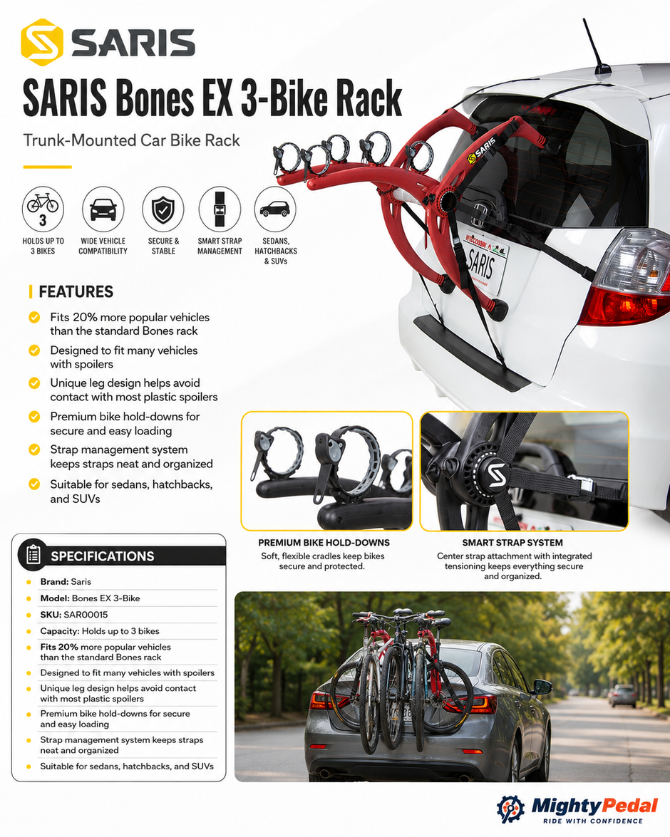 SARIS Bones EX 3-Bike Rack