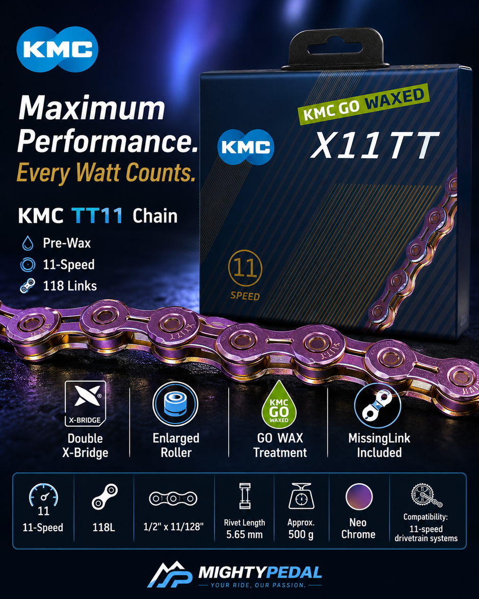 KMC TT11 Chain (Pre-Wax), 11spd, 118L