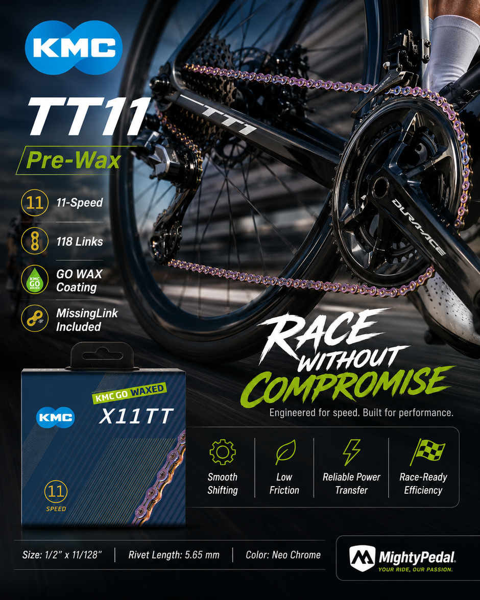 KMC TT11 Chain (Pre-Wax), 11spd, 118L